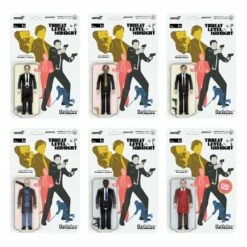 SUPER7 The Office ReAction Figures Wave 1 Threat Level Midnight - Set Of 6