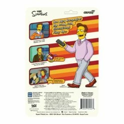 SUPER7 The Simpsons ReAction W2 - Troy McClure (Meat And You: Partners In Freedom) -Cheap SUPER7 Store RE TheSimpsons W2 TroyMcClure Cowboy Jimmy BackofCard 2048