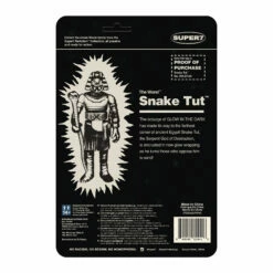 SUPER7 The Worst ReAction Wave 1 - Snake Tut (Monster Glow) -Cheap SUPER7 Store RE TheWorst MonsterGlow W1 Snaketut BackofCard 2048