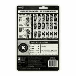 SUPER7 The Worst ReAction Figures Wave 3 - King Hell (Hell-oween Glow) 6 SUPER7 The Worst ReAction Figures Wave 3 - King Hell (Hell-oween Glow) -Cheap SUPER7 Store RE TheWorst W3a Halloween KillerBat backofcard v1 2048