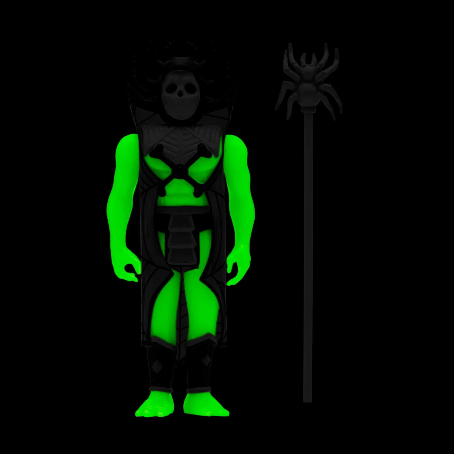 SUPER7 The Worst ReAction Figures Wave 3 - King Hell (Hell-oween Glow) 4 SUPER7 The Worst ReAction Figures Wave 3 - King Hell (Hell-oween Glow) - Image 4