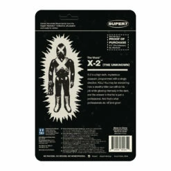 SUPER7 The Worst ReAction Figures Wave 3C - X-2 (Monster Glow) SDCC 22 -Cheap SUPER7 Store RE TheWorst W3c RemcoGlow X2 backofcard 2048