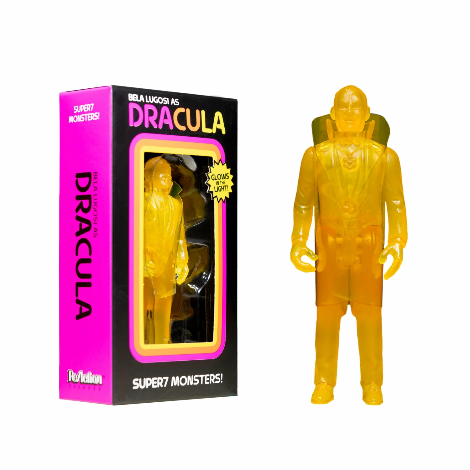 SUPER7 Universal Monsters ReAction - Dracula (Luminators) 1 SUPER7 Universal Monsters ReAction - Dracula (Luminators)