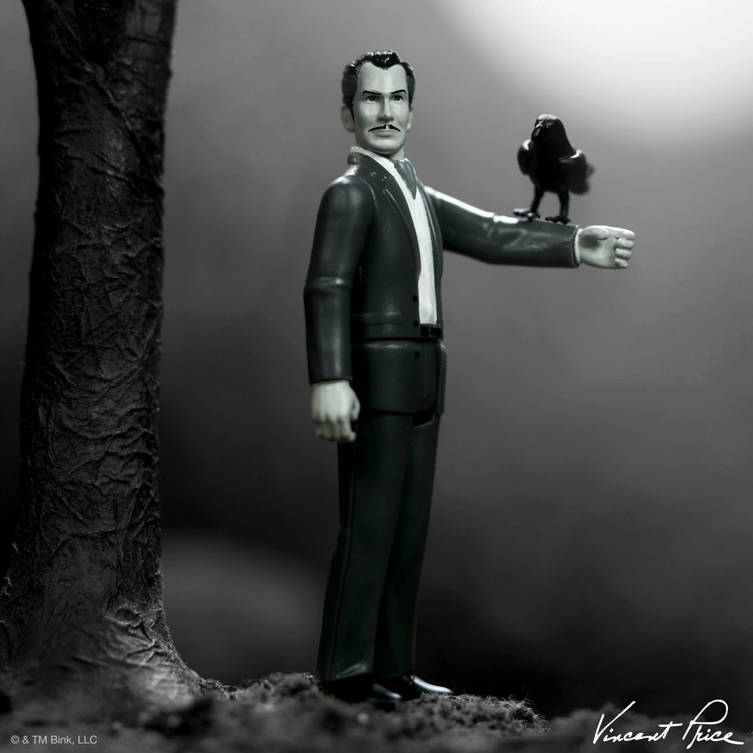 SUPER7 Vincent Price ReAction - Vincent Price (Grayscale) 3 SUPER7 Vincent Price ReAction - Vincent Price (Grayscale) - Image 3