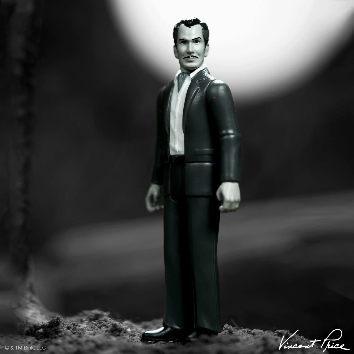 SUPER7 Vincent Price ReAction - Vincent Price (Grayscale) 4 SUPER7 Vincent Price ReAction - Vincent Price (Grayscale) - Image 4