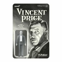 SUPER7 Vincent Price ReAction - Vincent Price (Grayscale)