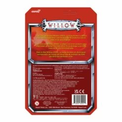 SUPER7 Willow ReAction Figure Wave 1 - Willow Ufgood (with Elora Danan) -Cheap SUPER7 Store RE Willow W1 Willow BackofCard 2048