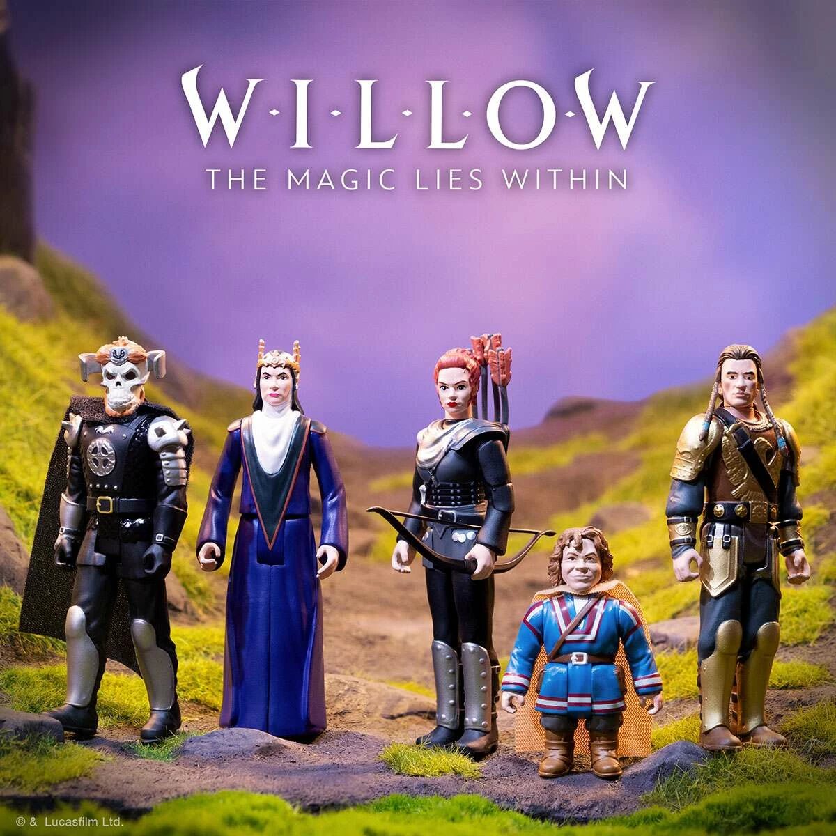 SUPER7 Willow ReAction Figures Wave 2 - Set Of 5 2 SUPER7 Willow ReAction Figures Wave 2 - Set Of 5 - Image 2