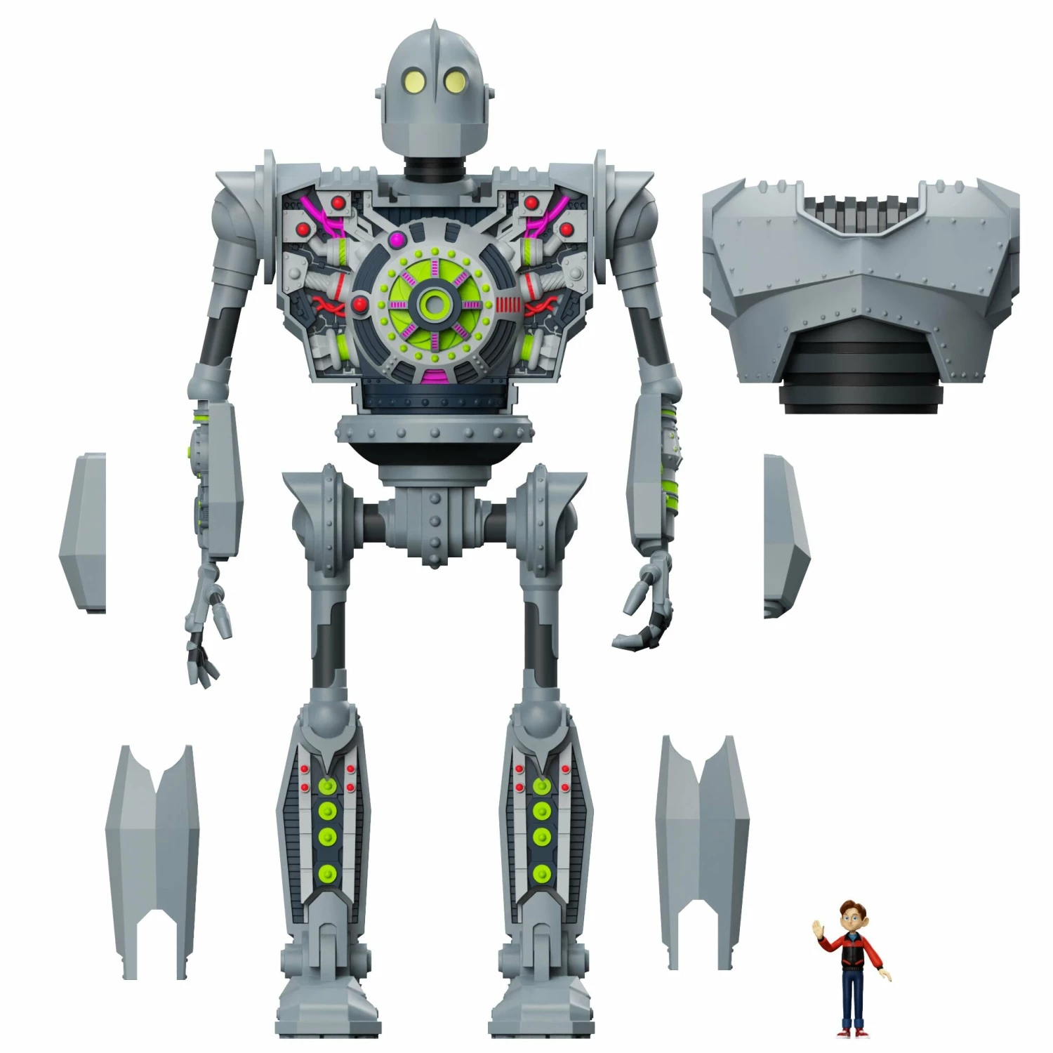SUPER7 The Iron Giant Super Cyborg - Iron Giant (Full Color) 2 SUPER7 The Iron Giant Super Cyborg - Iron Giant (Full Color) - Image 2