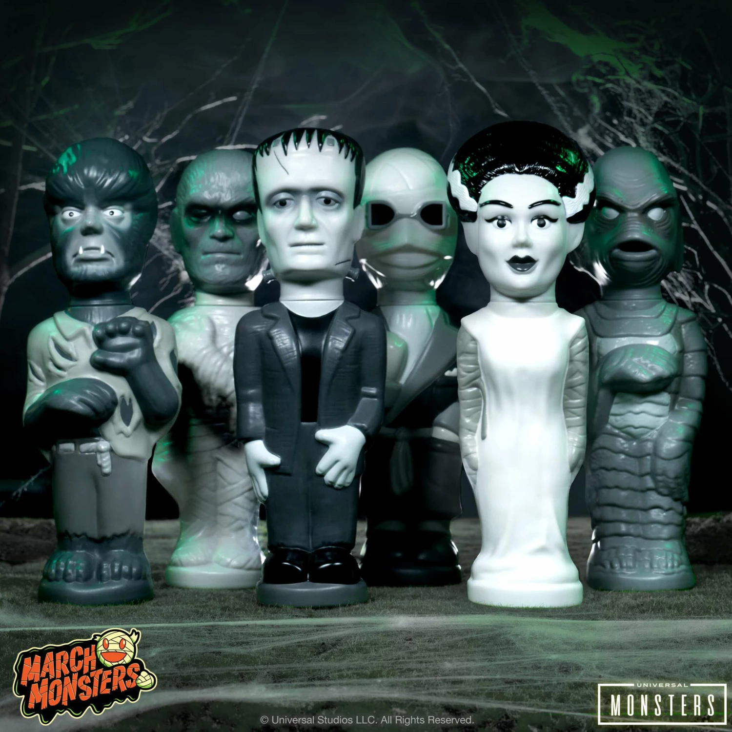 SUPER7 Universal Monsters Super Soapies - Set Of 6 (Silver Screen) 2 SUPER7 Universal Monsters Super Soapies - Set Of 6 (Silver Screen) - Image 2