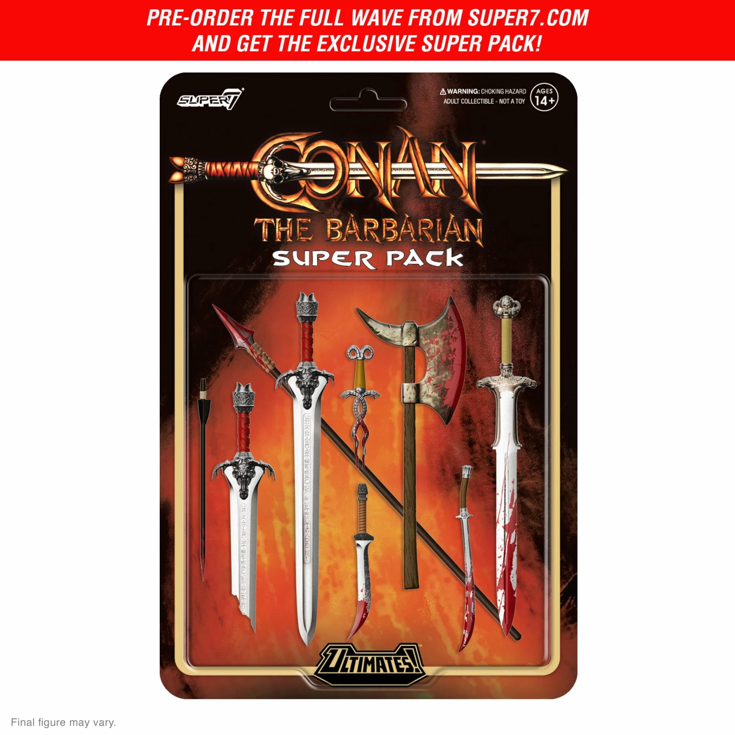 SUPER7 Conan The Barbarian ULTIMATES! Wave 5 - Conan (Battle Of The Mounds) 4 SUPER7 Conan The Barbarian ULTIMATES! Wave 5 - Conan (Battle Of The Mounds) - Image 4