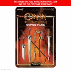 SUPER7 Conan The Barbarian ULTIMATES! Wave 5 - Battle Of The Mounds Set Of 4 -Cheap SUPER7 Store UL CONAN W5 SuperPack Card 86e28334 346f 4b0e affd b57760f8101c