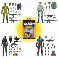 SUPER7 G.I. Joe ULTIMATES! Wave 4 - Baroness, Gung-Ho, Stalker & Zartan (+ Super Pack)
