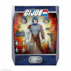 SUPER7 G.I. Joe ULTIMATES! W5 - Major Bludd (cartoon Accurate) -Cheap SUPER7 Store UL GIJoe W5 MajorBludd Box