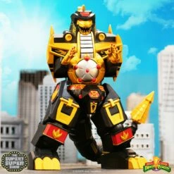 SUPER7 Mighty Morphin Power Rangers Ultimates! - DragonZord (Black & Gold) -Cheap SUPER7 Store UL MMPR Dragonzord BlackandGold Hero2 SDCC comp