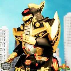 SUPER7 Mighty Morphin Power Rangers Ultimates! - DragonZord (Black & Gold) -Cheap SUPER7 Store UL MMPR Dragonzord BlackandGold Hero3 SDCC comp