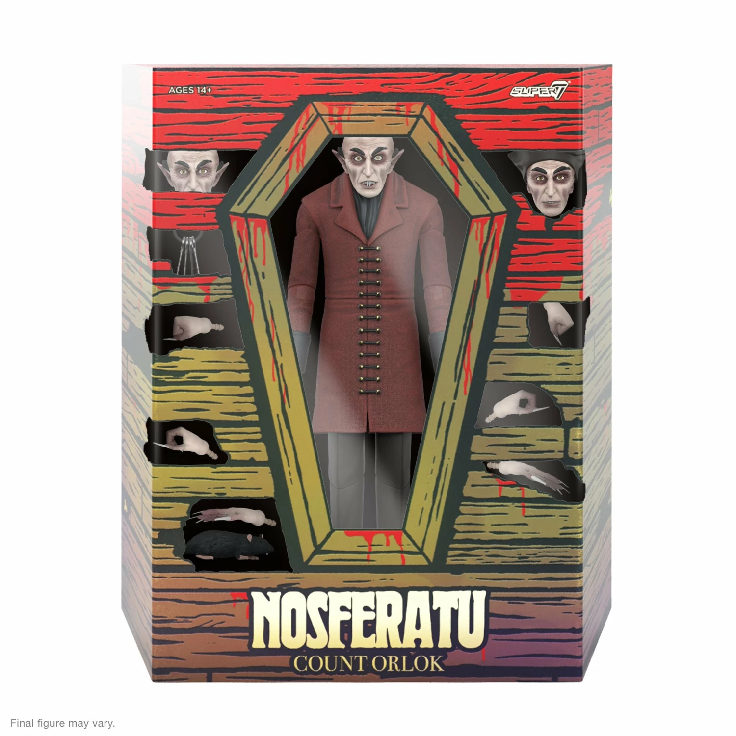 SUPER7 Nosferatu Ultimates! Wave 02 - Count Orlok (Full Color) 3 SUPER7 Nosferatu Ultimates! Wave 02 - Count Orlok (Full Color) - Image 3