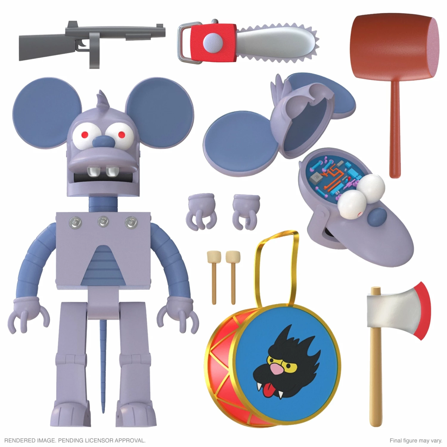SUPER7 The Simpsons ULTIMATES! Wave 1- Robot Itchy 1 SUPER7 The Simpsons ULTIMATES! Wave 1- Robot Itchy