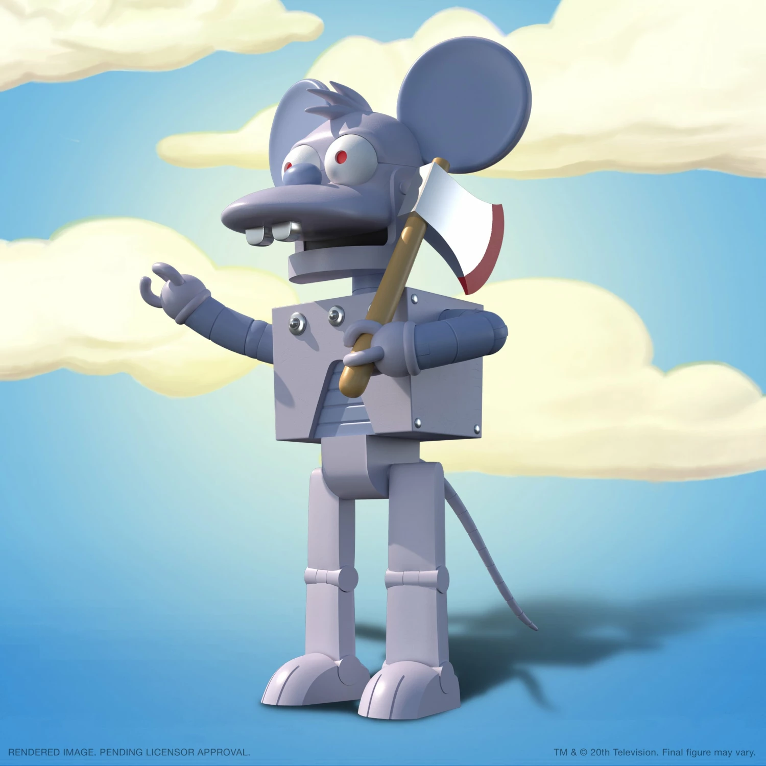 SUPER7 The Simpsons ULTIMATES! Wave 1- Robot Itchy 2 SUPER7 The Simpsons ULTIMATES! Wave 1- Robot Itchy - Image 2