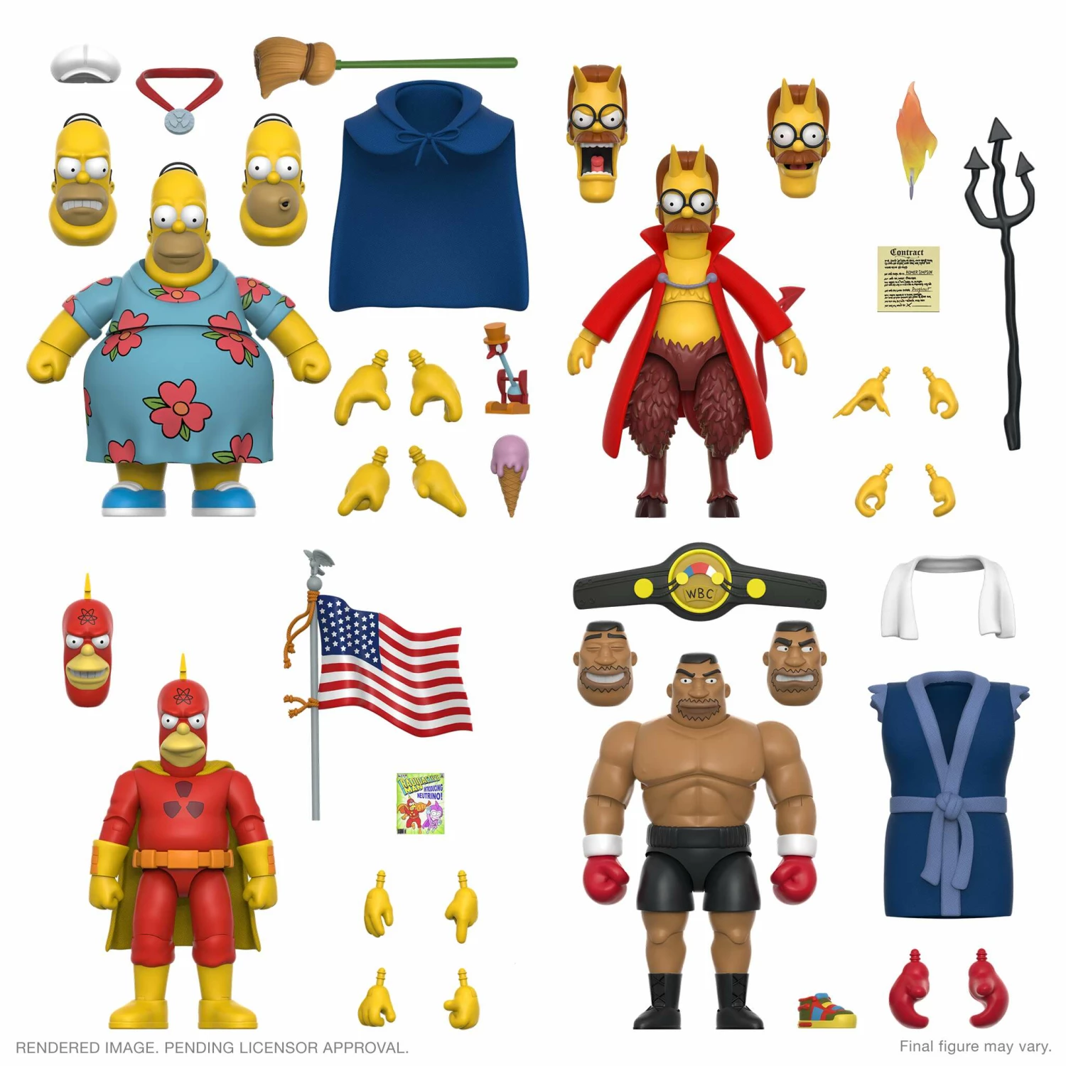 SUPER7 The Simpsons ULTIMATES! Wave 4 - Set Of 4 1 SUPER7 The Simpsons ULTIMATES! Wave 4 - Set Of 4