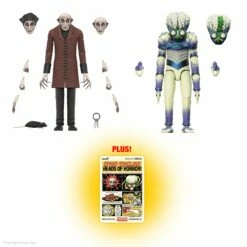 SUPER7 Classic Monsters ULTIMATES! - Nosferatu (Full Color) & Metaluna Mutant (Blue Glow)