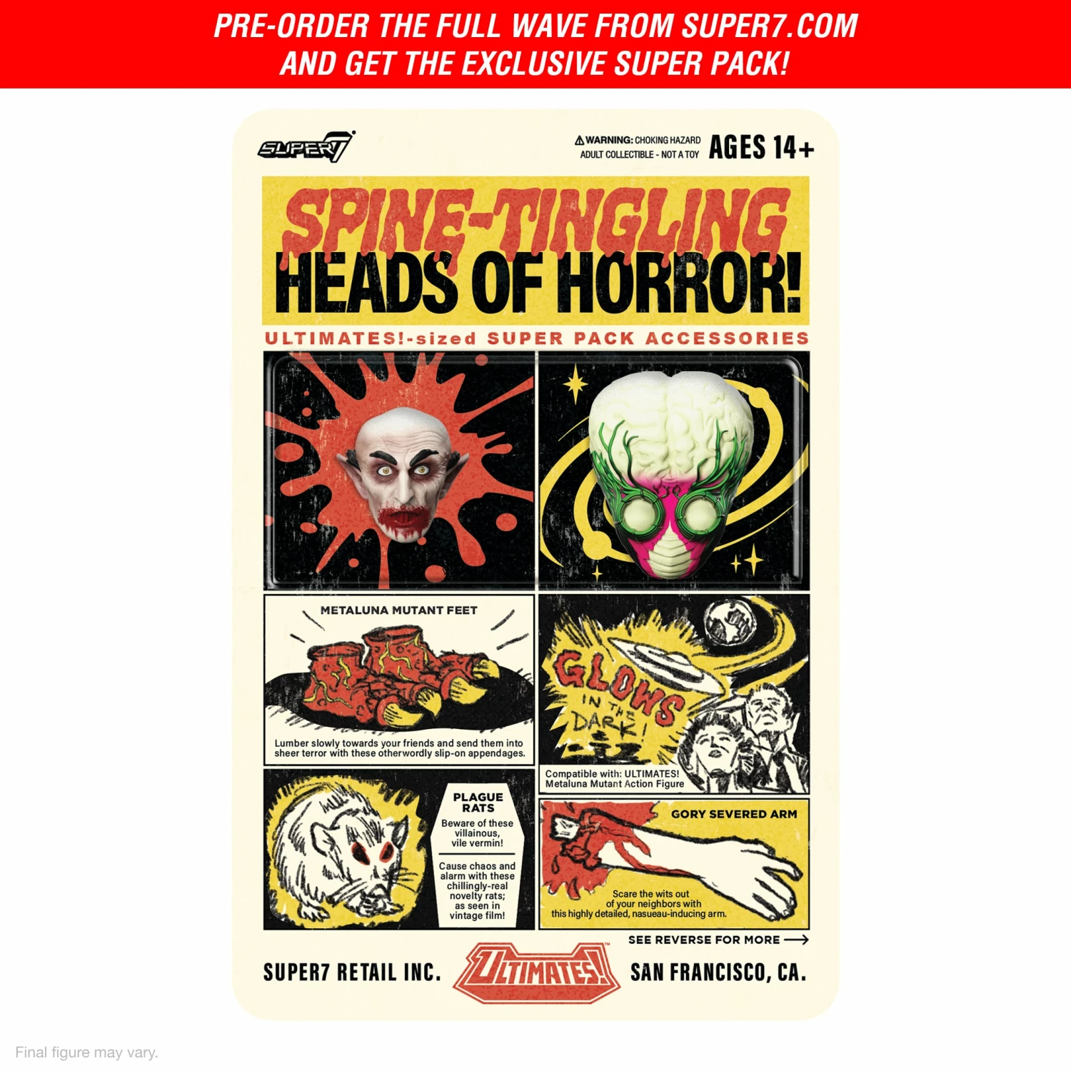 SUPER7 Metaluna Mutant Ultimates! Wave 02 - Metaluna (Blue Glow) 8 SUPER7 Metaluna Mutant Ultimates! Wave 02 - Metaluna (Blue Glow) - Image 8