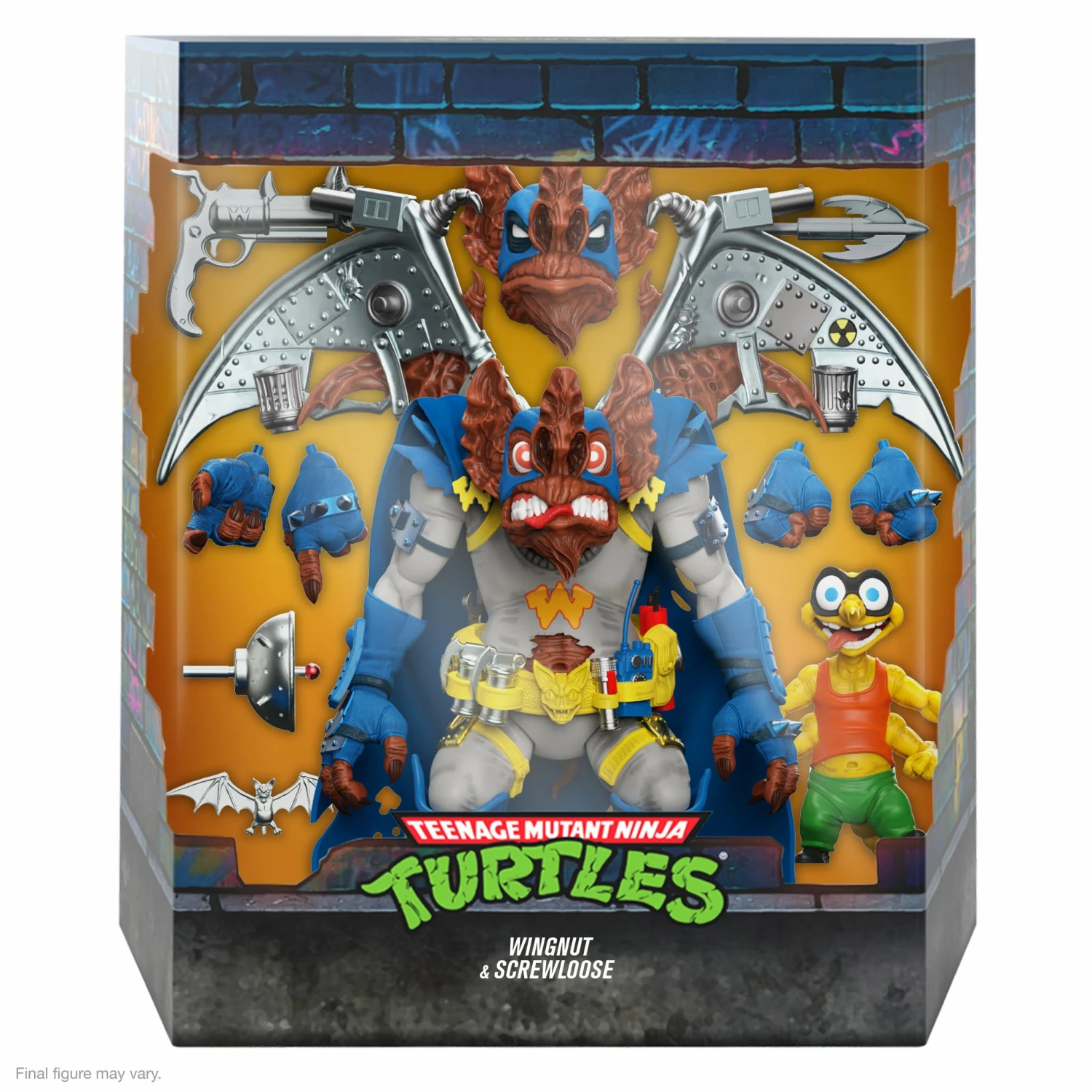 SUPER7 Teenage Mutant Ninja Turtles ULTIMATES! Wave 9 - Wingnut & Screwloose 3 SUPER7 Teenage Mutant Ninja Turtles ULTIMATES! Wave 9 - Wingnut & Screwloose - Image 3