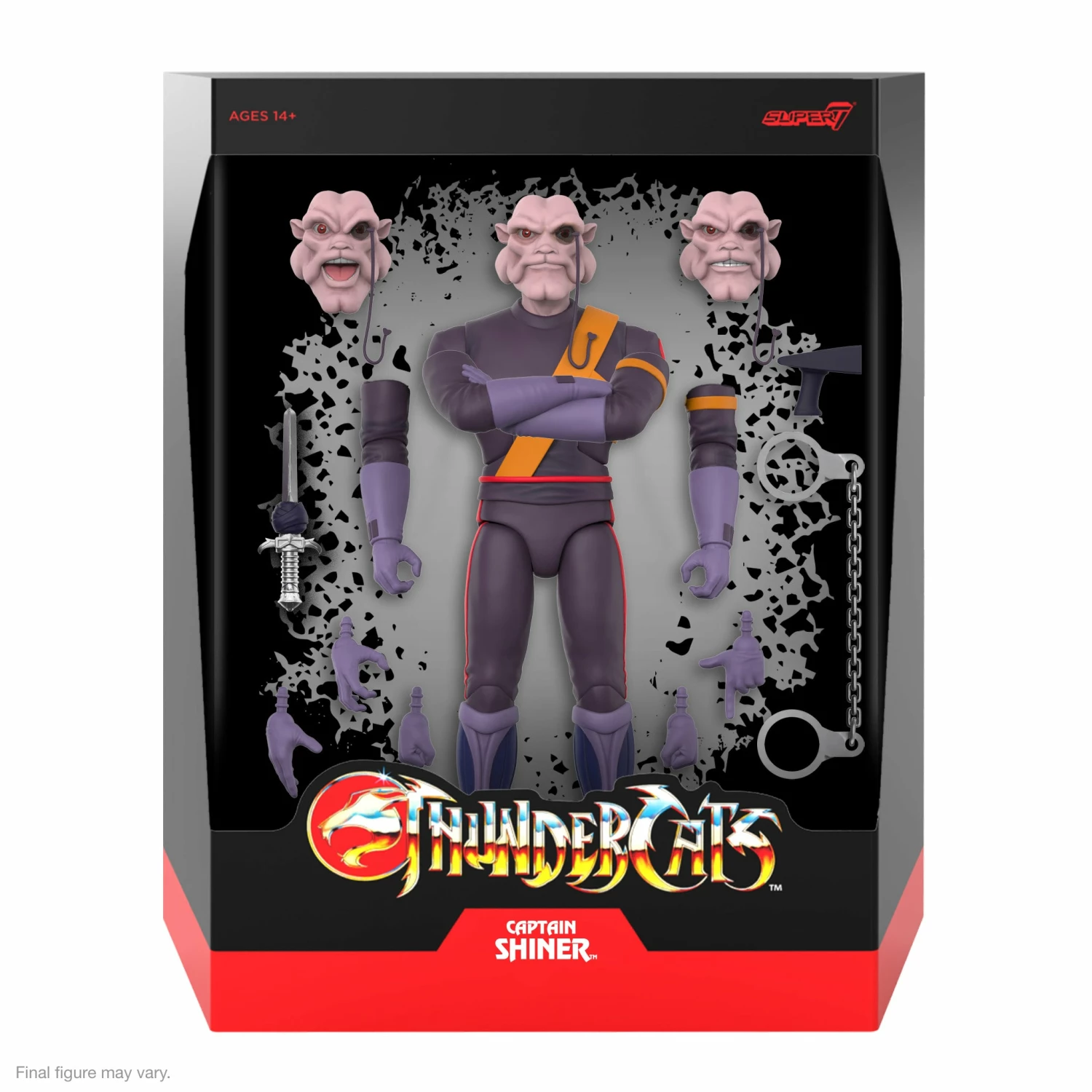 SUPER7 Thundercats ULTIMATES! Wave 8 - Captain Shiner 3 SUPER7 Thundercats ULTIMATES! Wave 8 - Captain Shiner - Image 3
