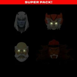 SUPER7 ThunderCats ULTIMATES! Wave 9 - Set Of 4 -Cheap SUPER7 Store UL Thundercats W9 SuperPack Grid Glow comp 1