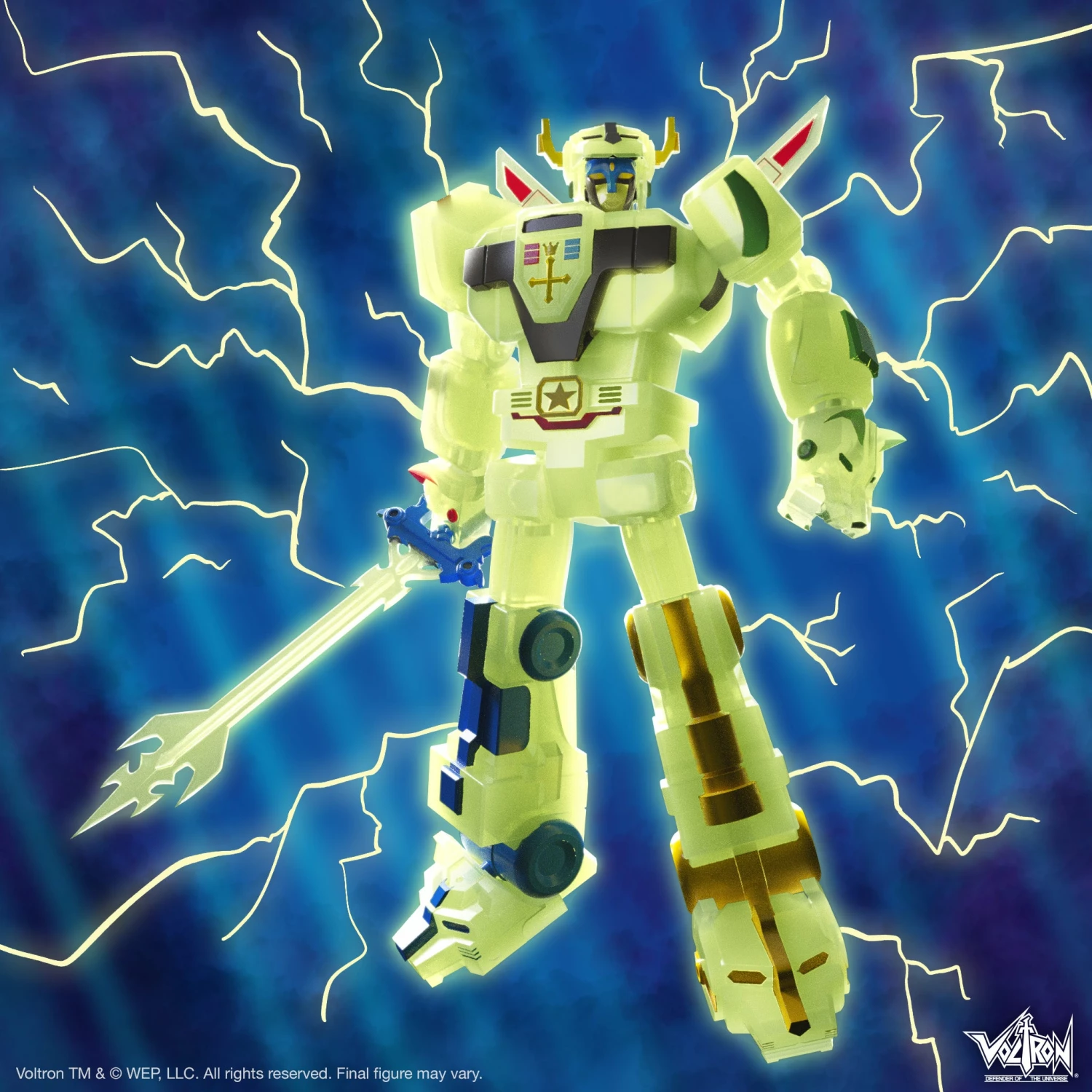 SUPER7 Voltron ULTIMATES! - Voltron (Lightning Glow) 4 SUPER7 Voltron ULTIMATES! - Voltron (Lightning Glow) - Image 4