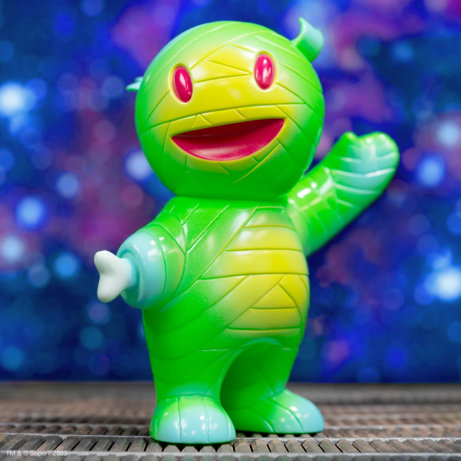 Super7 Mascot - Mummy Boy (Neon Green) 2 Super7 Mascot - Mummy Boy (Neon Green) - Image 2